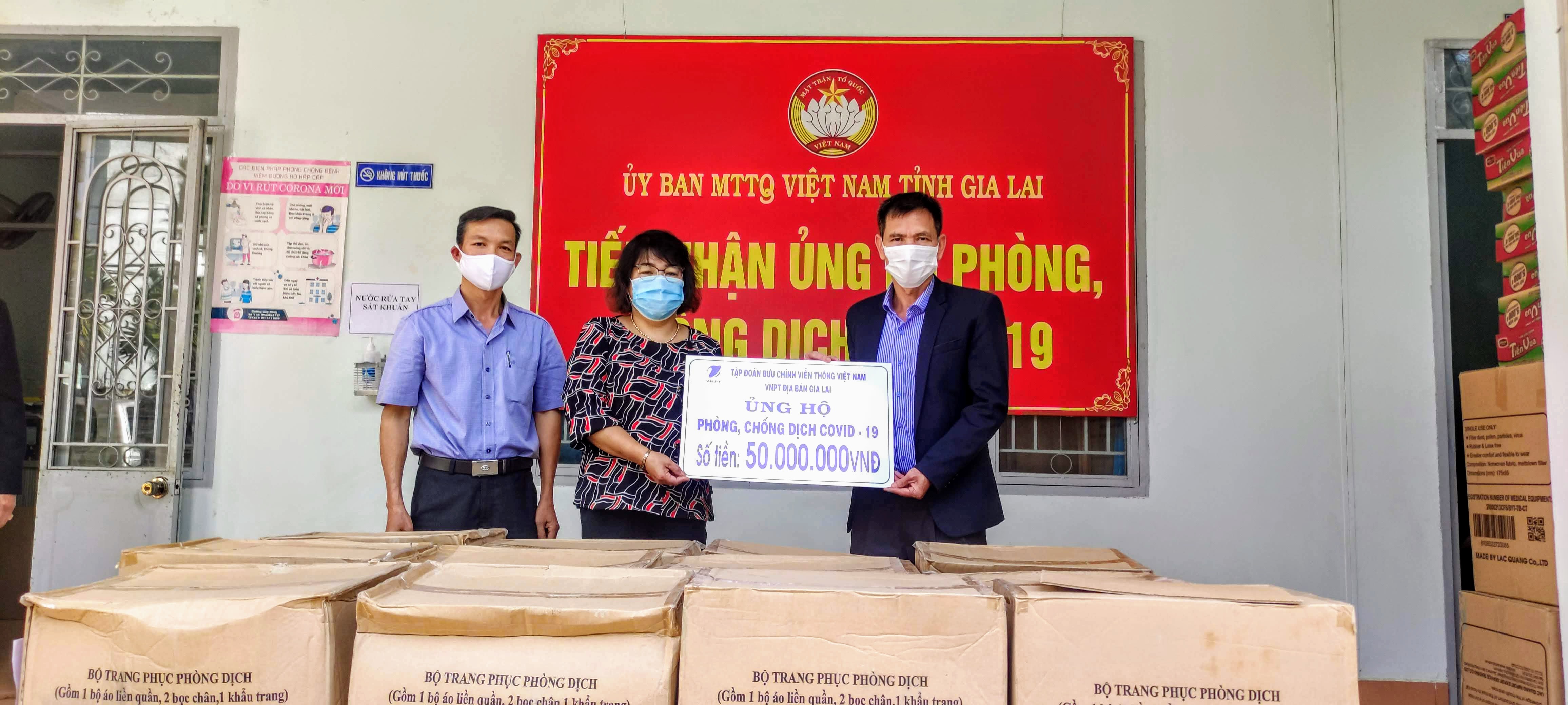 VNPT địa bàn Gia Lai ủng hộ phòng chống dịch Covid 19 VNPT địa bàn Gia Lai ủng hộ phòng chống dịch Covid 19